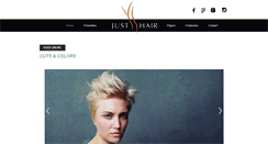 Desktop Screenshot of just-hair.be
